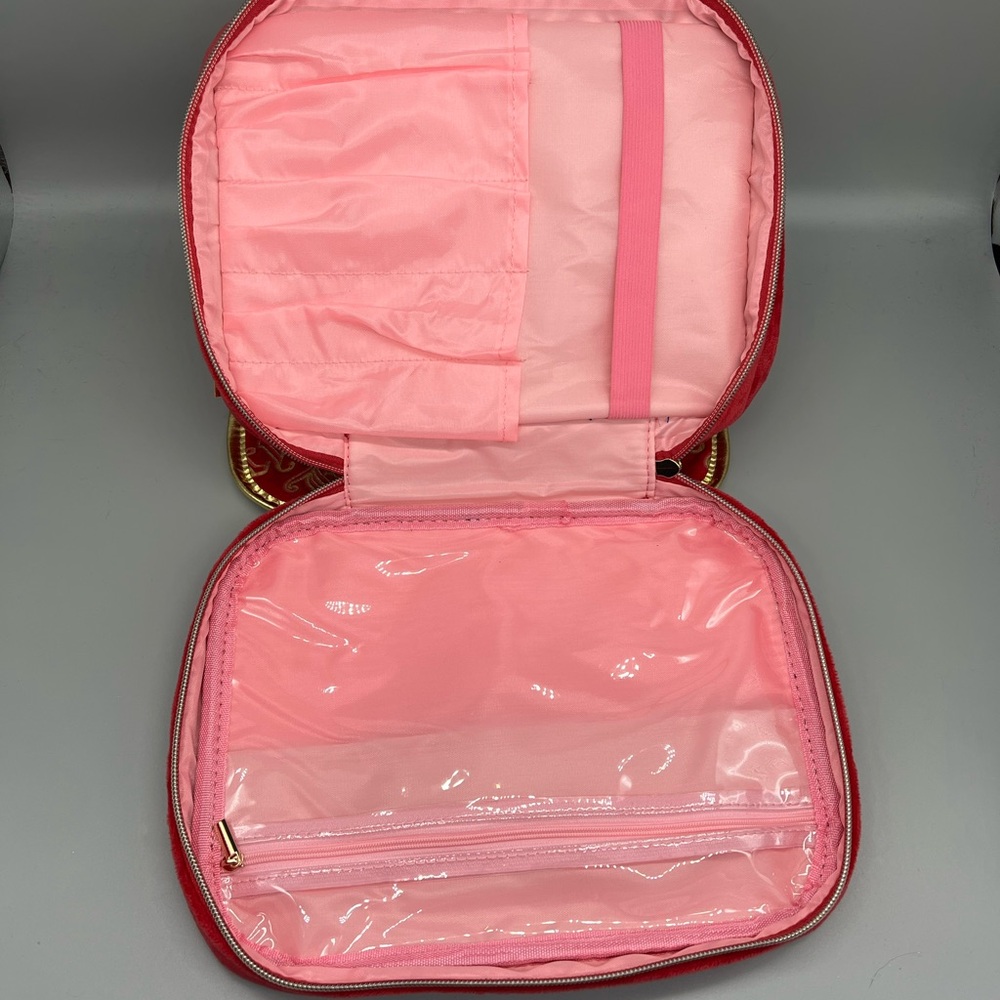 Juicy couture velour travel cosmetics bag - Picture 8 of 10
